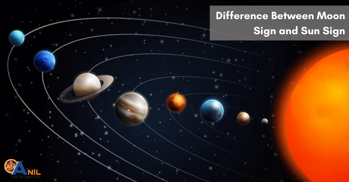 Difference Between Moon Sign and Sun Sign