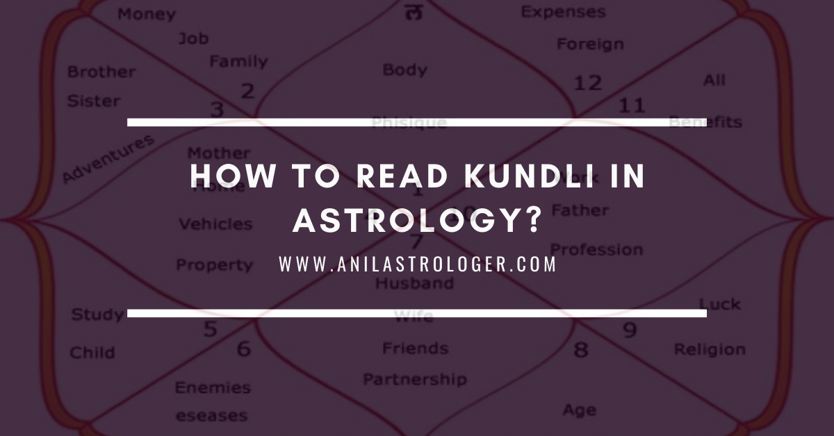 How to read kundli in Astrology